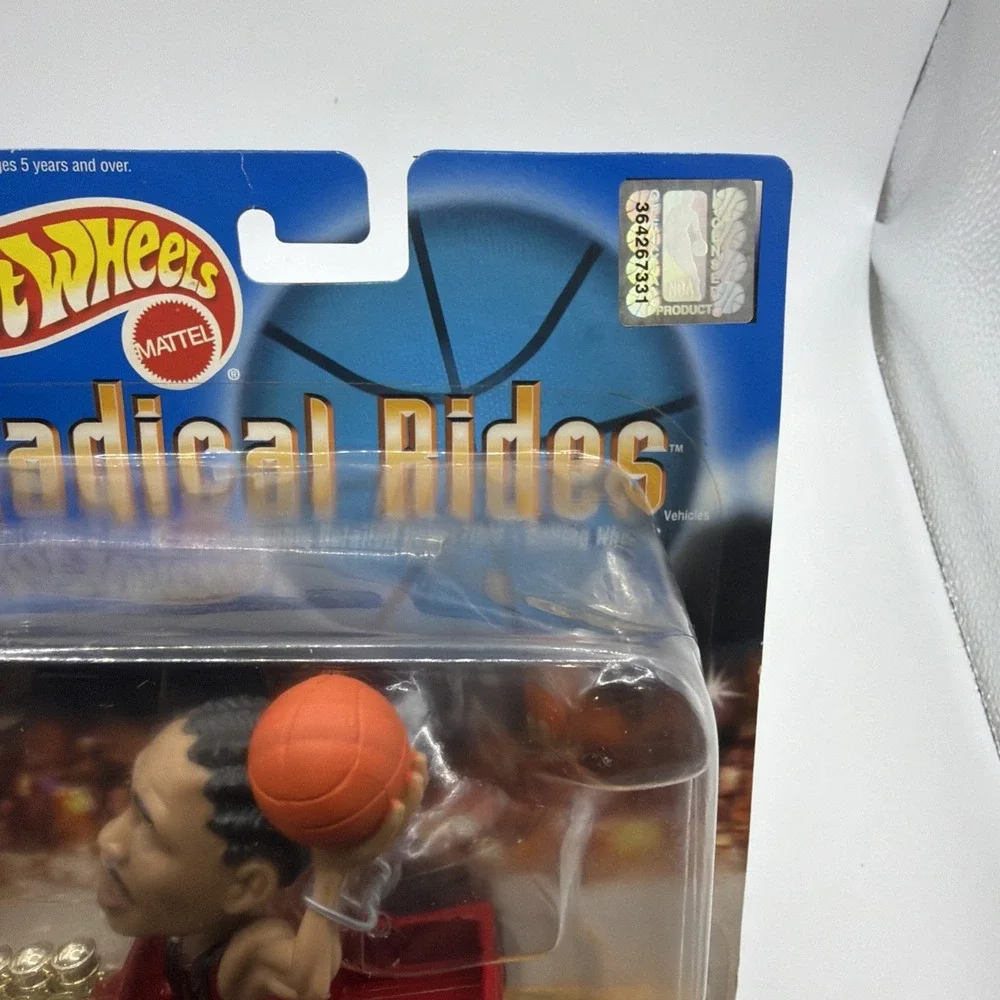 1998 Allen Iverson Radical Rides Hot Wheels 76ers Sixers #3 NBA Mattel Hoops NEW
